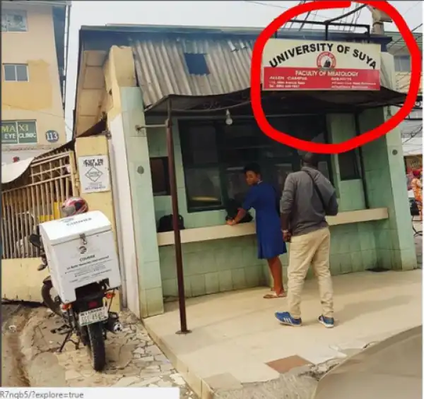 WTF? University of Suya Spotted Somewhere in Nigeria (Photo)